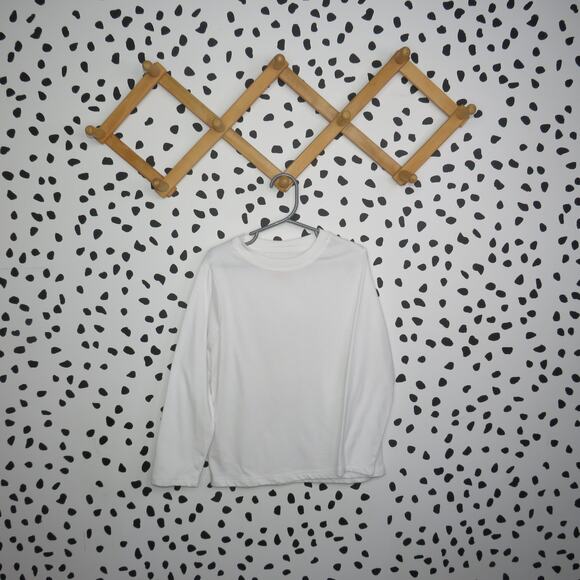 Cat & Jack White Boys Long Sleeve Shirt - Picture 1 of 4